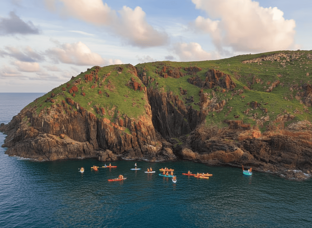 Chèo SUP ở Hòn Rơm